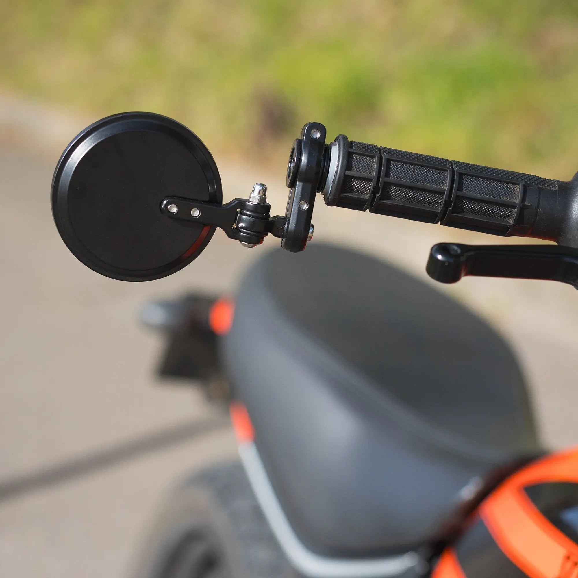 Oxford Fold-Away Bar End Mirrors Set Black  - FREE UK Shipping, FREE 365 Day Returns | Moto Central