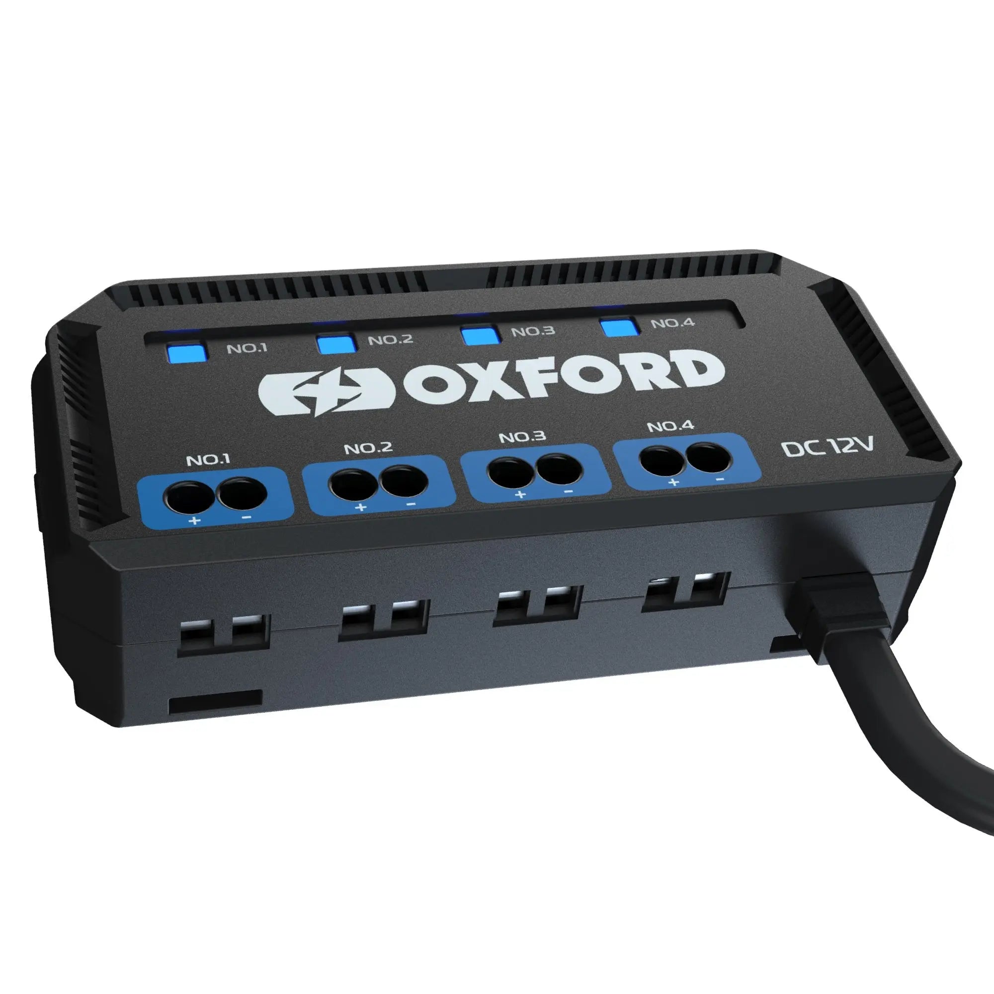 Oxford Junction Box -12V With Fused Power Outlets  - FREE UK Shipping, FREE 365 Day Returns | Moto Central