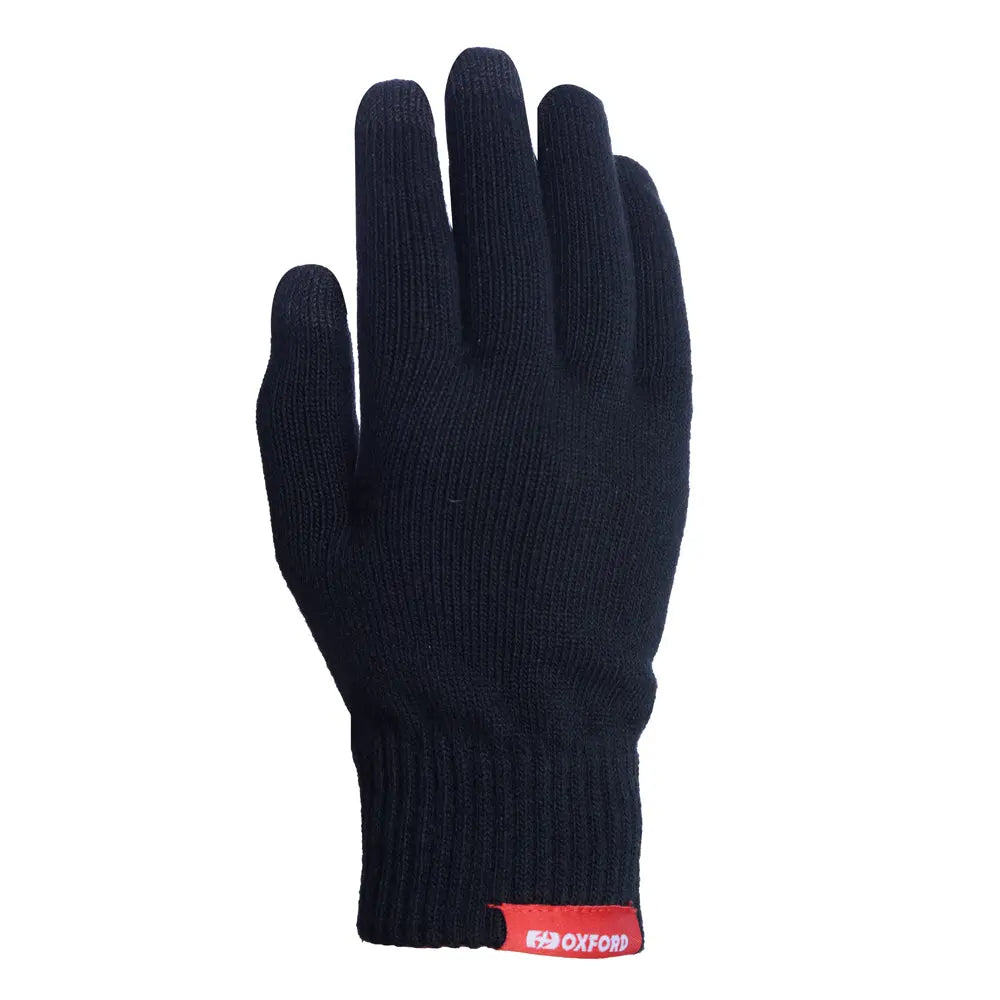 Oxford Knit Thermolite Inner Gloves Black - FREE UK Shipping, FREE 365 Day Returns | Moto Central