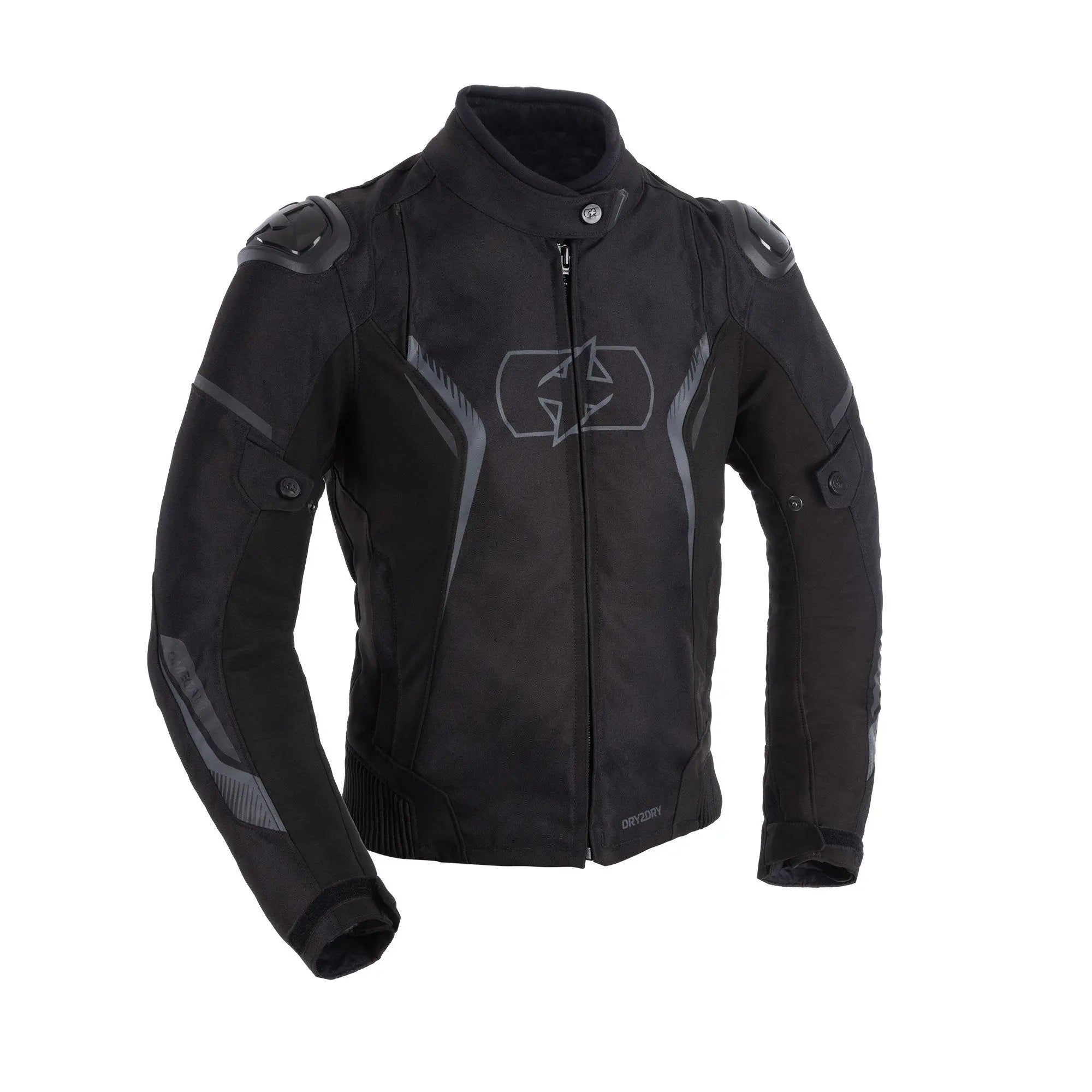 Oxford Omega 1.0 Dry2Dry Ladies Textile Jacket Stealth Black  - FREE UK Shipping, FREE 365 Day Returns | Moto Central