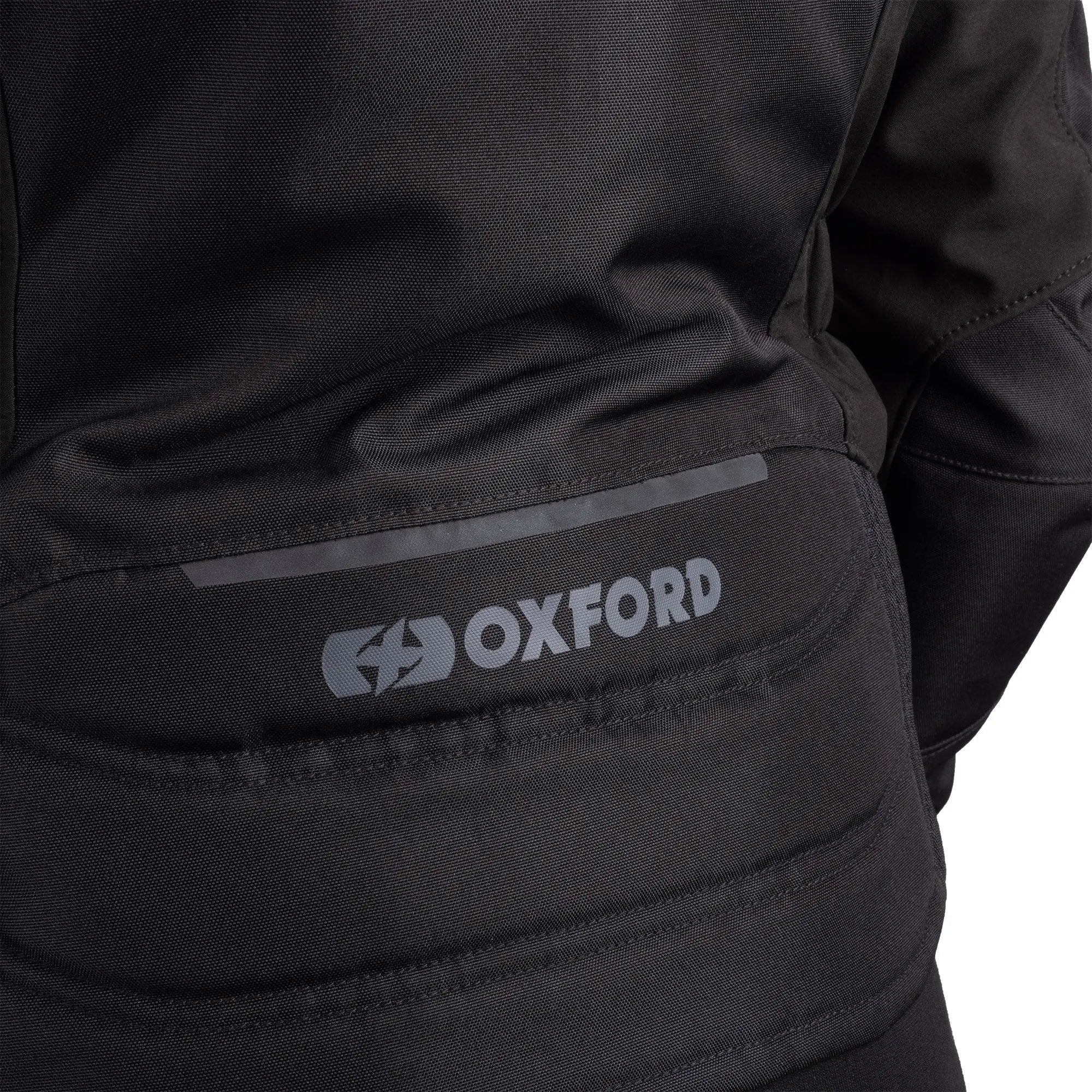 Oxford Omega 1.0 Dry2Dry Ladies Textile Jacket Stealth Black  - FREE UK Shipping, FREE 365 Day Returns | Moto Central