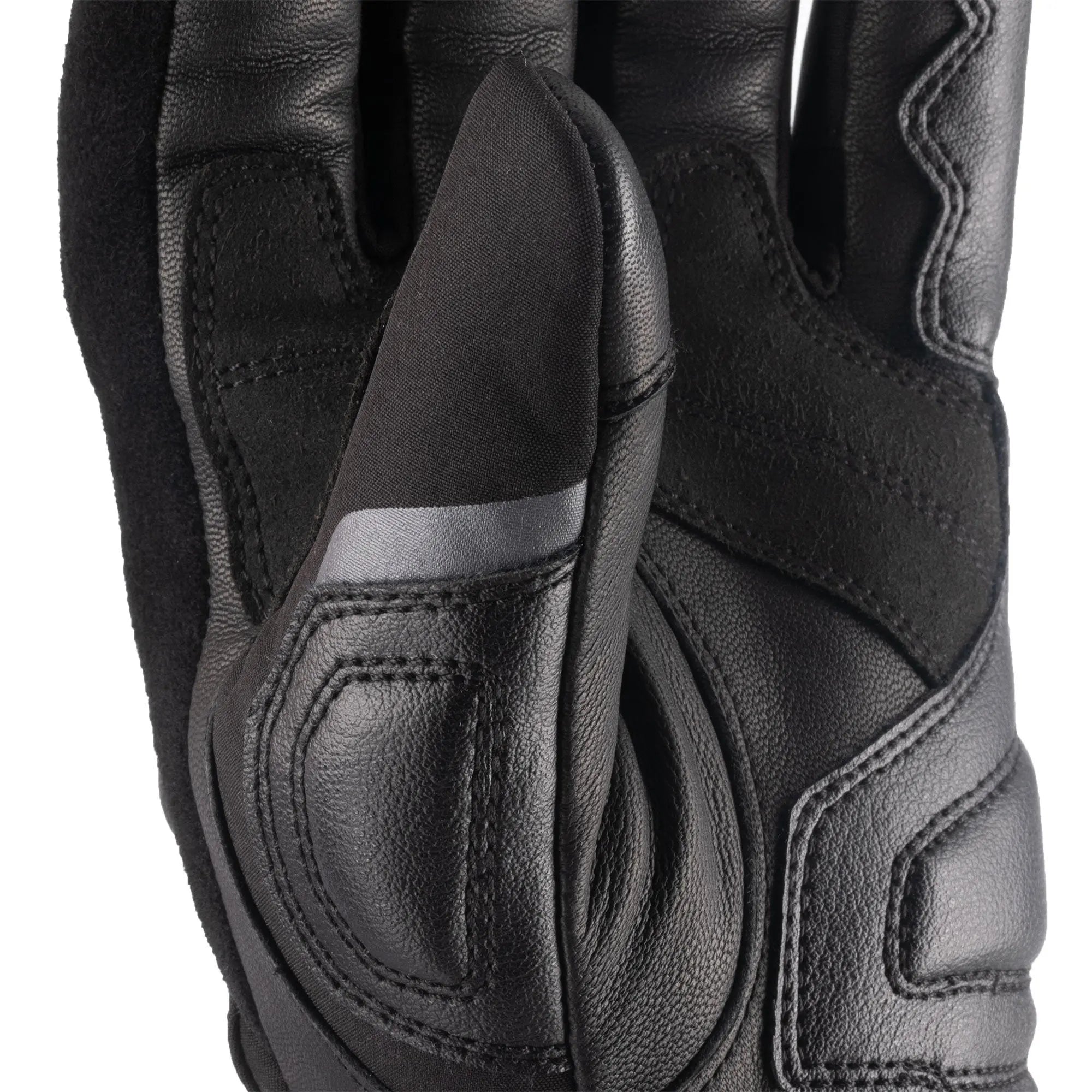 Oxford Omega 1.0 Dry2Dry Leather Gloves Black  - FREE UK Shipping, FREE 365 Day Returns | Moto Central