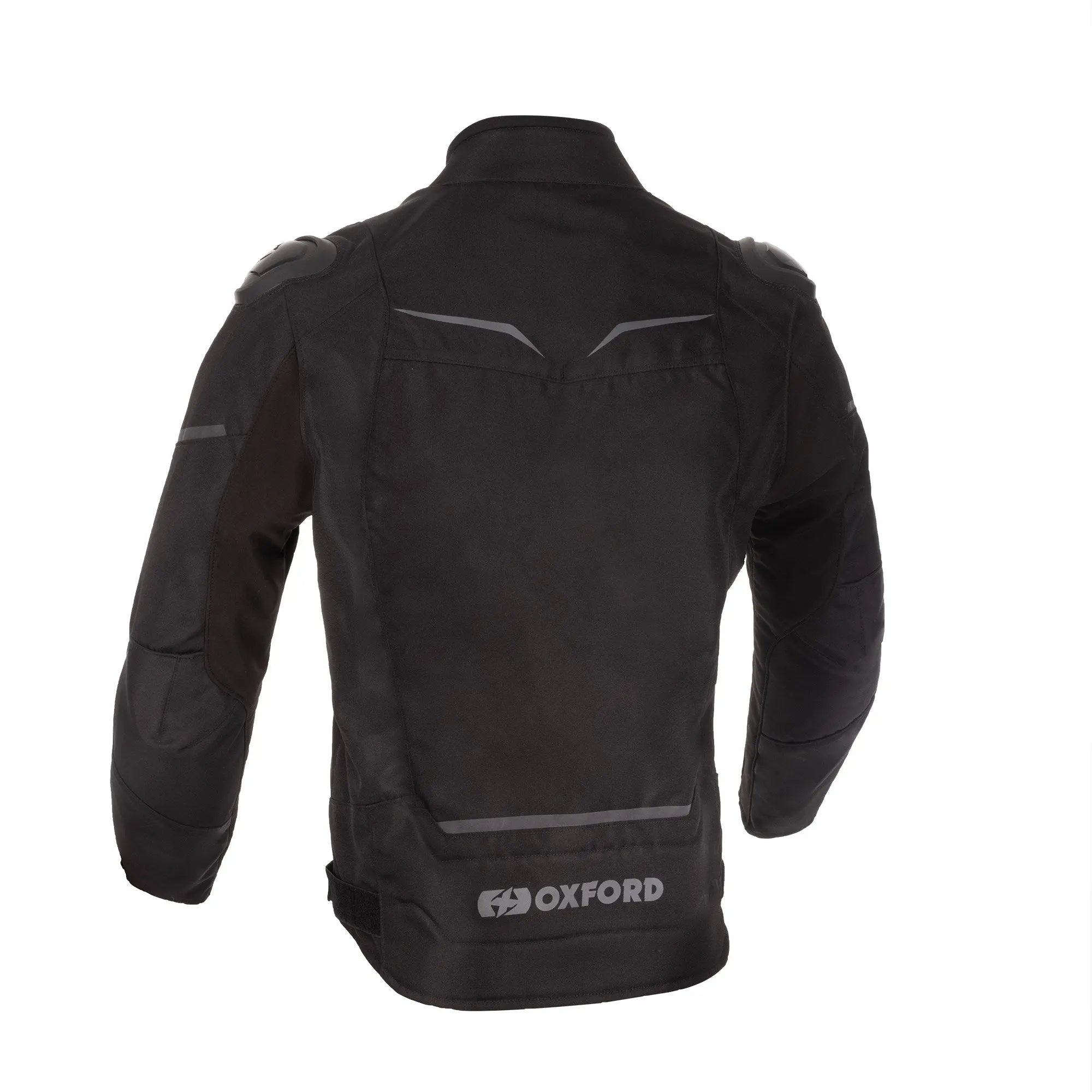 Oxford Omega 1.0 Dry2Dry Textile Jacket Stealth Black  - FREE UK Shipping, FREE 365 Day Returns | Moto Central