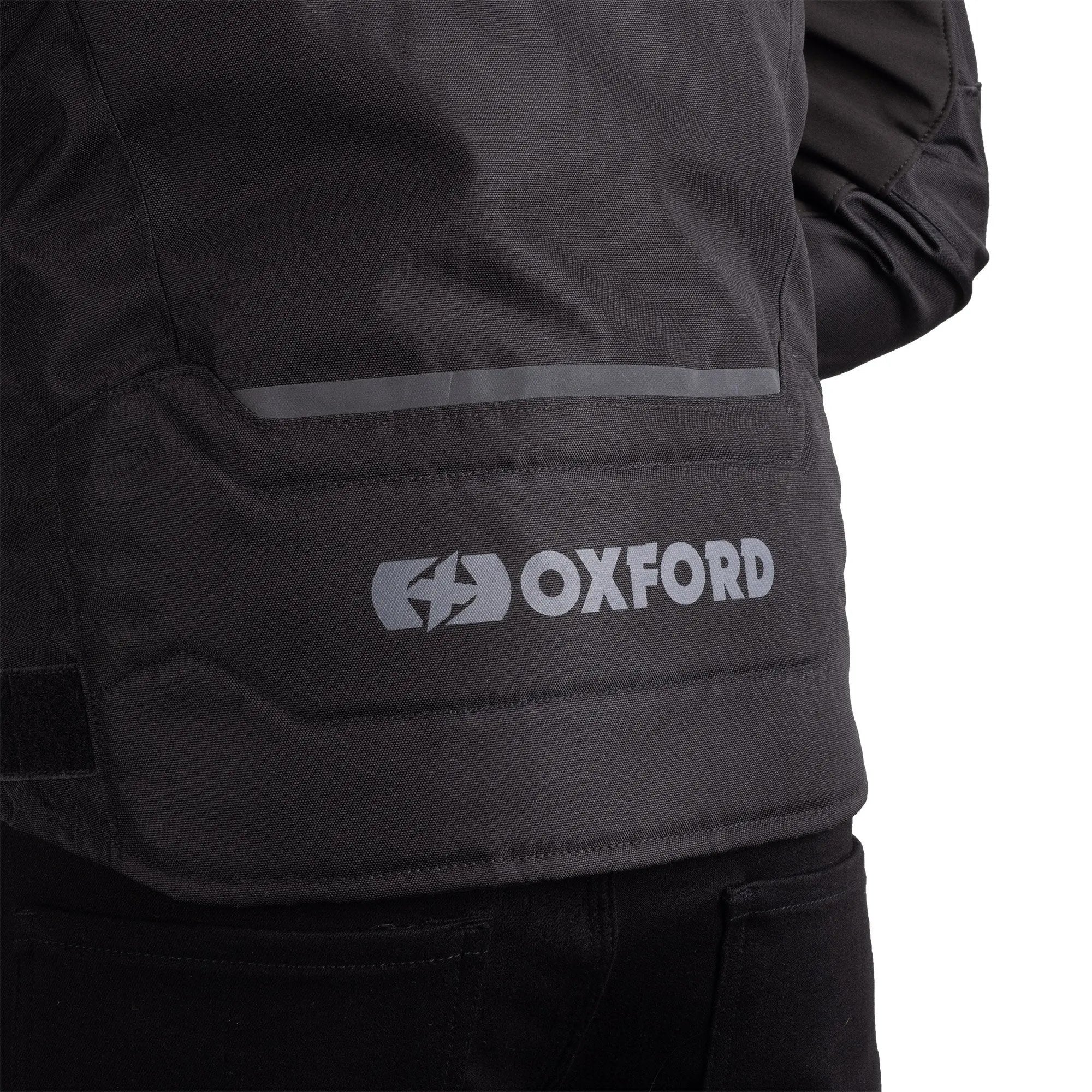 Oxford Omega 1.0 Dry2Dry Textile Jacket Stealth Black  - FREE UK Shipping, FREE 365 Day Returns | Moto Central