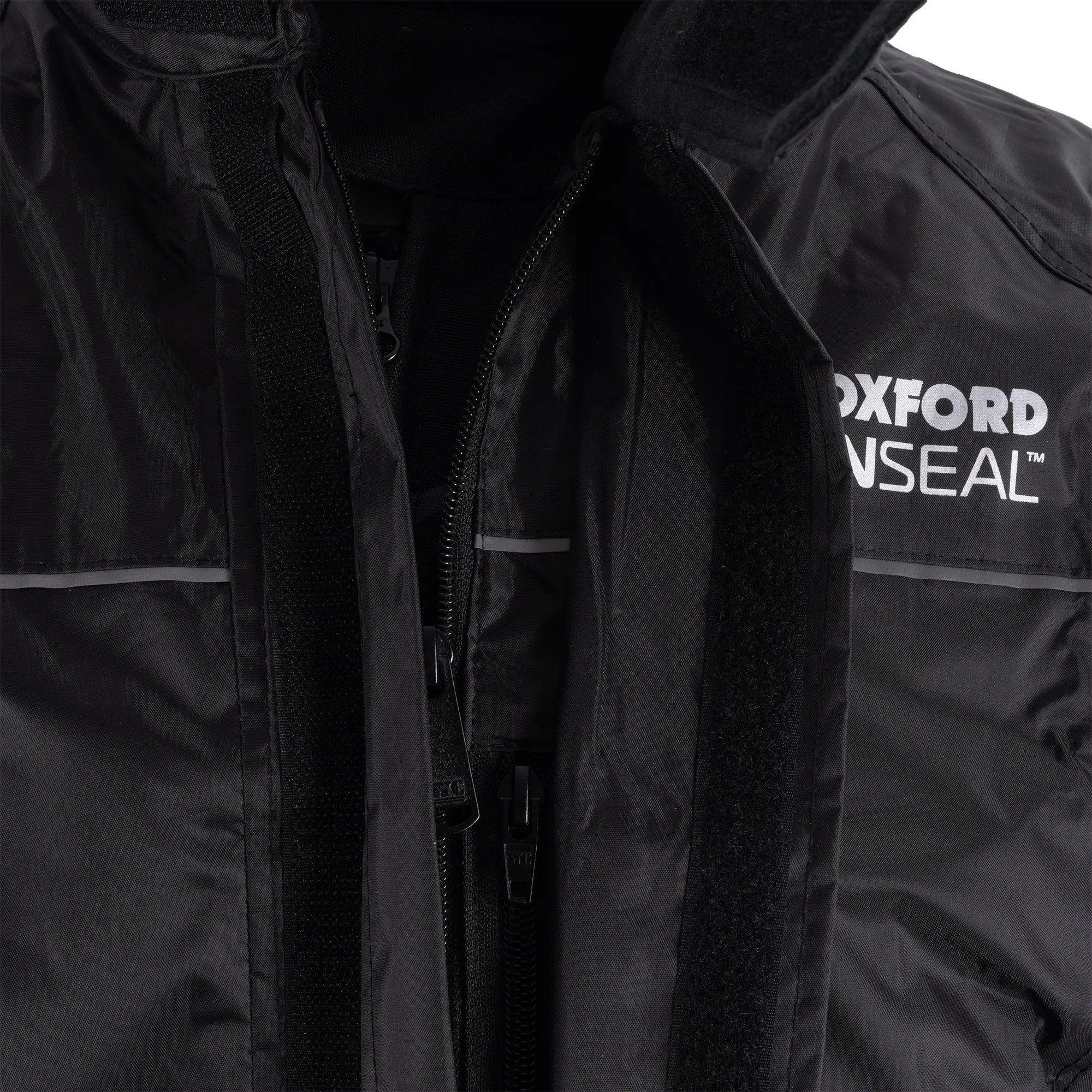 Oxford Rainseal Thermal Over Jacket Black  - FREE UK Shipping, FREE 365 Day Returns | Moto Central