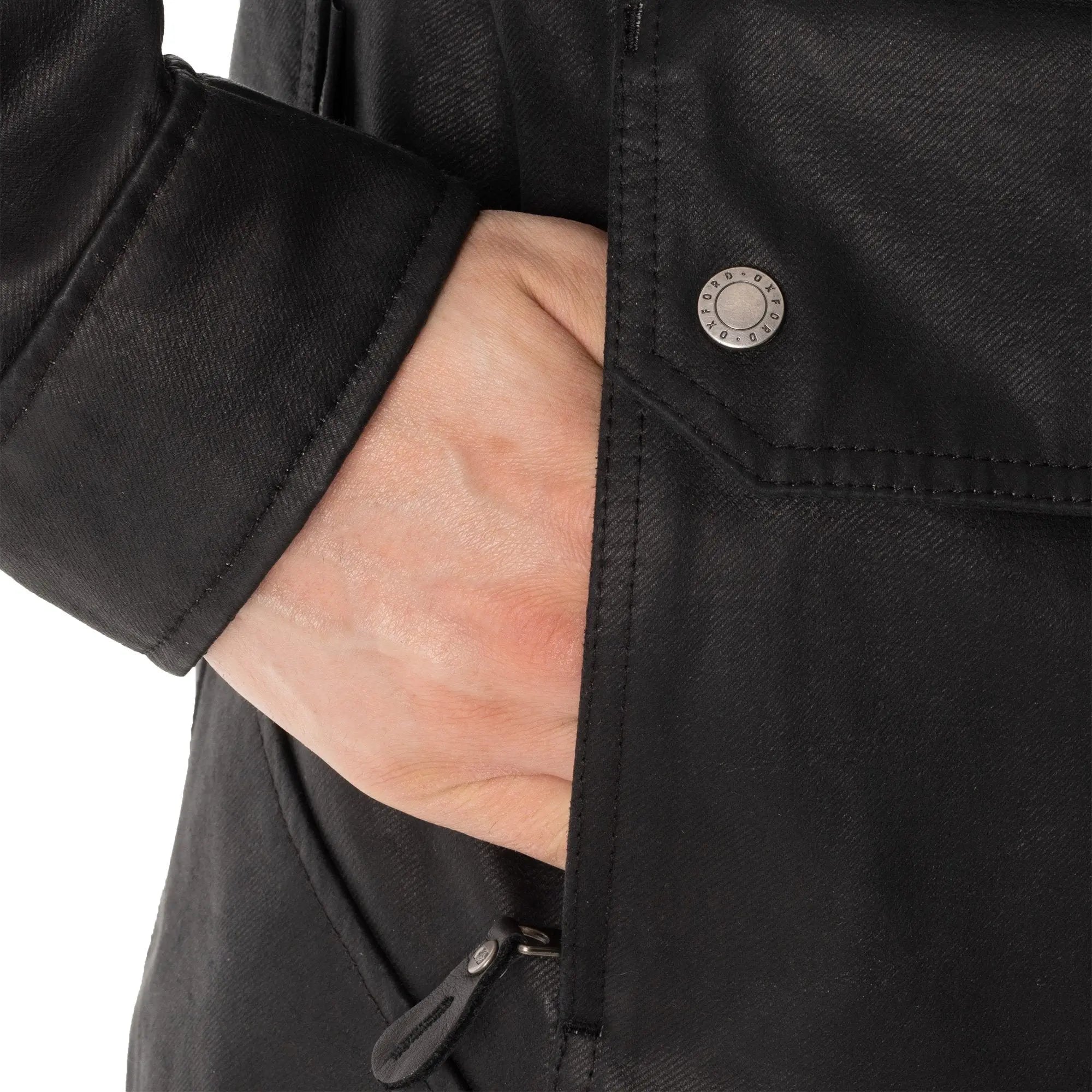 Oxford Sterling D2D Textile Jacket Black  - FREE UK Shipping, FREE 365 Day Returns | Moto Central