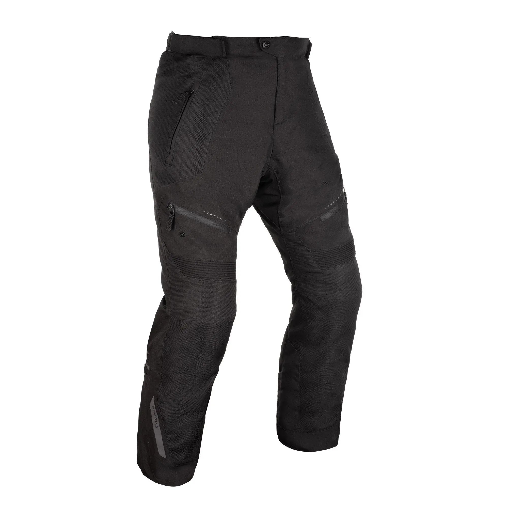 Oxford Toronto 1.0 D2D Textile Trouser Stealth Black  - FREE UK Shipping, FREE 365 Day Returns | Moto Central