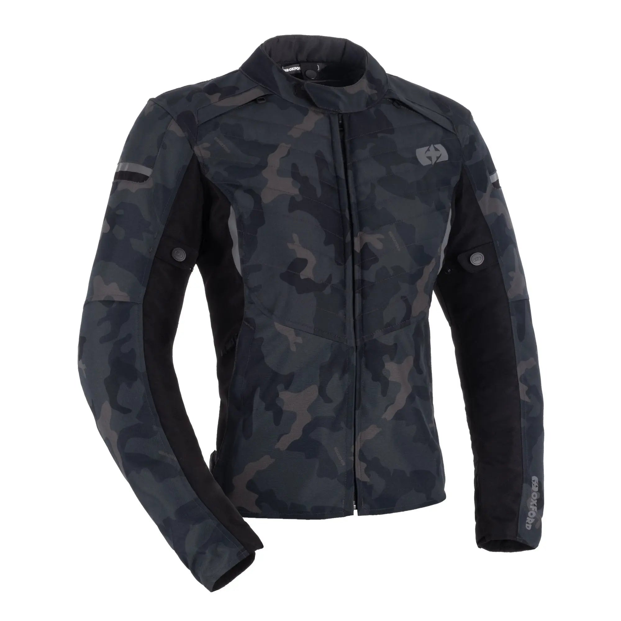 Oxford Valencia D2D 3.0 Ladies Textile Jacket Black Camo FREE UK Delivery, FREE 365 Day Returns | Moto Central