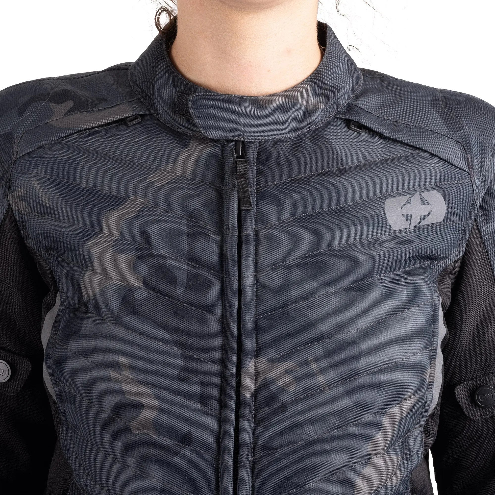 Oxford Valencia D2D 3.0 Ladies Textile Jacket Black Camo FREE UK Delivery, FREE 365 Day Returns | Moto Central