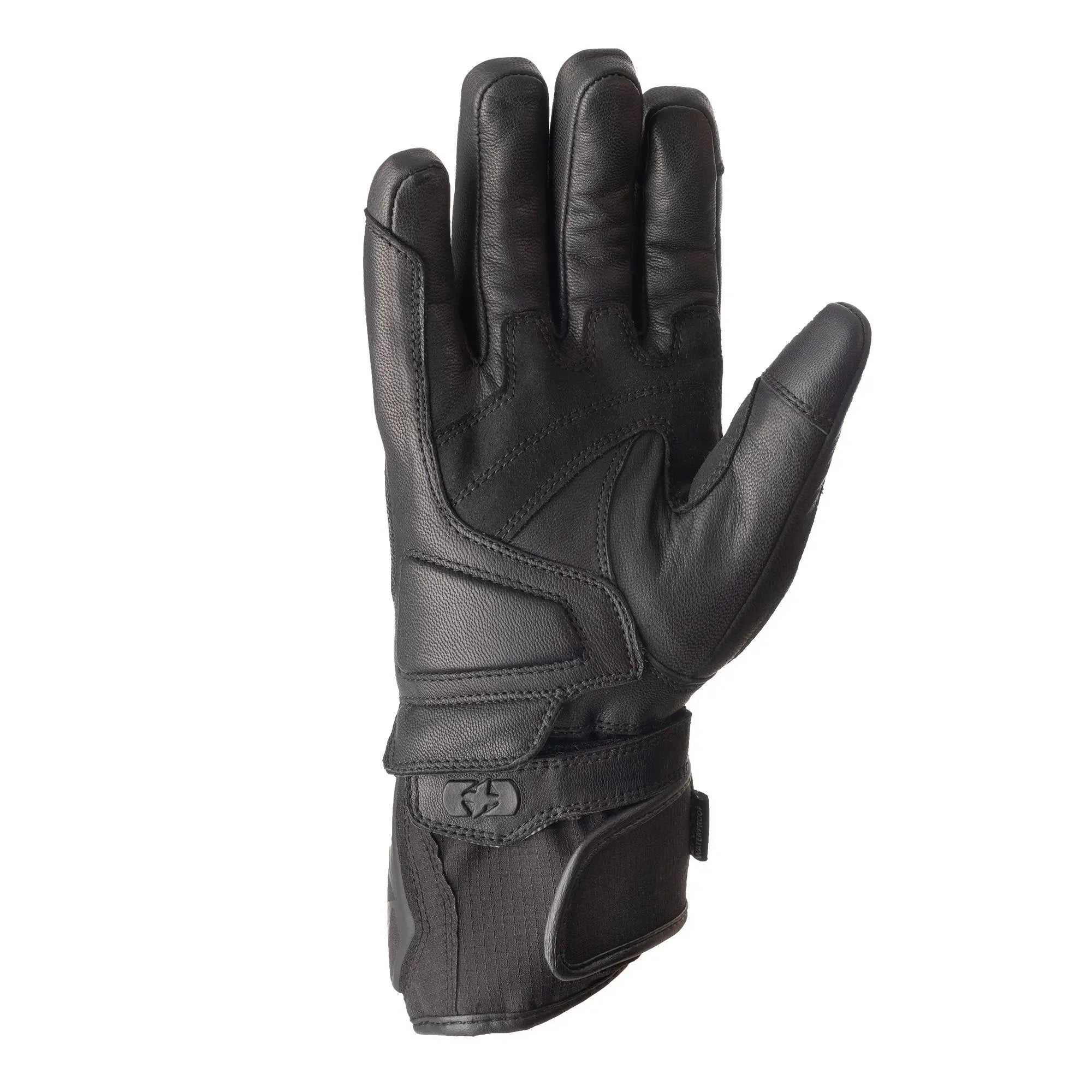 Oxford Vancouver 2.0 D2D Leather & Textile Gloves Black  - FREE UK Shipping, FREE 365 Day Returns | Moto Central