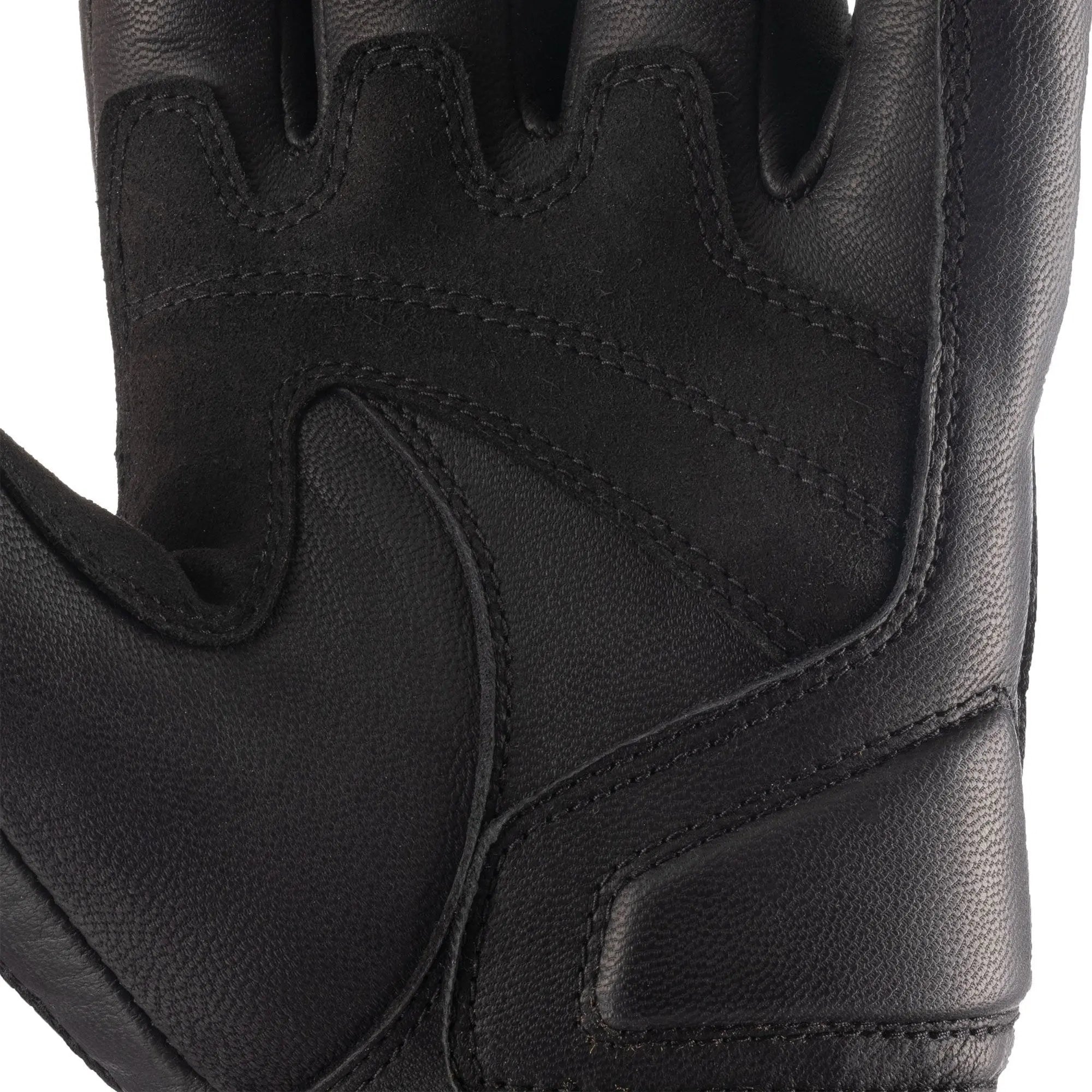 Oxford Vancouver 2.0 D2D Leather & Textile Gloves Black  - FREE UK Shipping, FREE 365 Day Returns | Moto Central