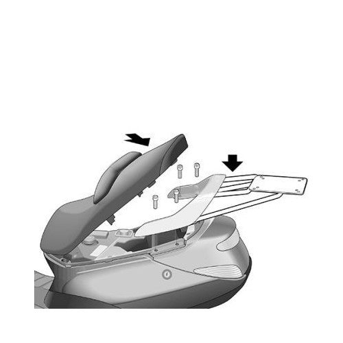 SHAD Top Box Fitting Kit For Peugeot Elystar 50 Models