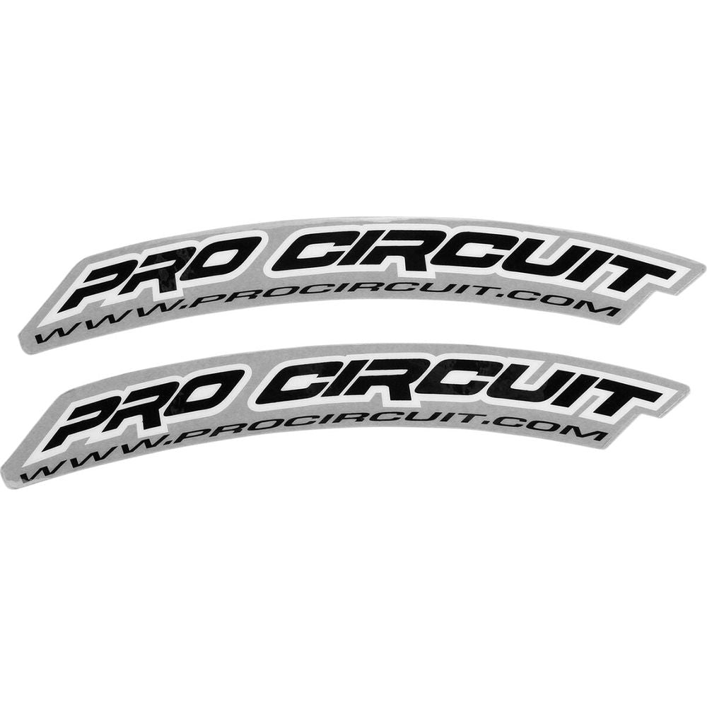 Pro Circuit Fender Stickers Black