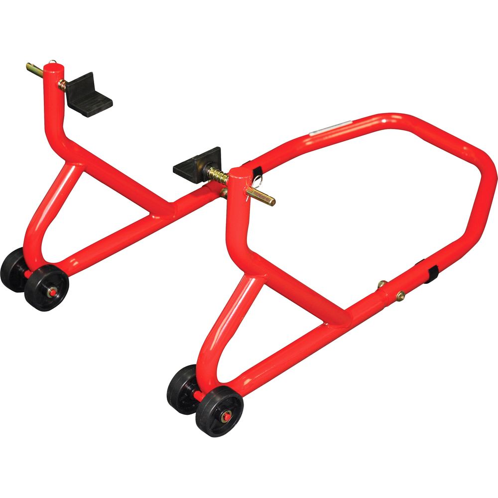 BikeTek Series 3 Rear Track Paddock Stand Red