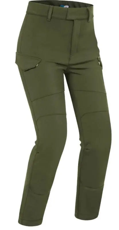 PMJ Sidney Ladies Jeans Army Green  - FREE UK Shipping, FREE 365 Day Returns | Moto Central