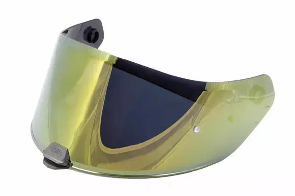 Premier Devil & Hyper Helmet Visor Gold Chromed - FREE UK Shipping, FREE 365 Day Returns | Moto Central