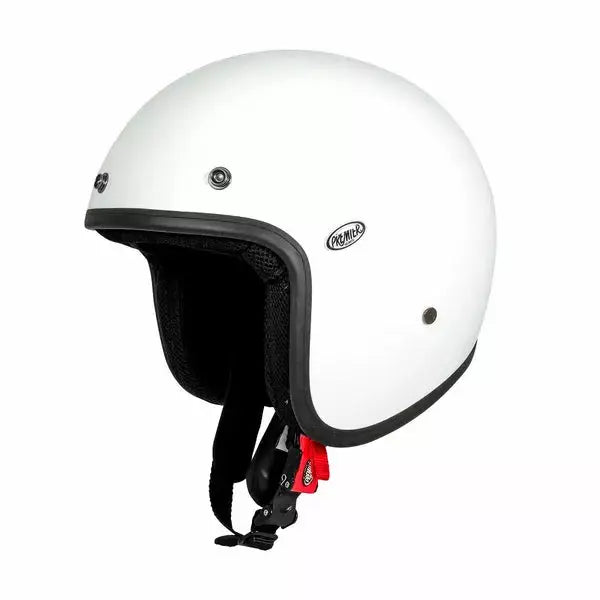 Premier Jet Classic U8 Quick Release System Open Face Helmet Gloss White - FREE UK Shipping, FREE 365 Day Returns | Moto Central