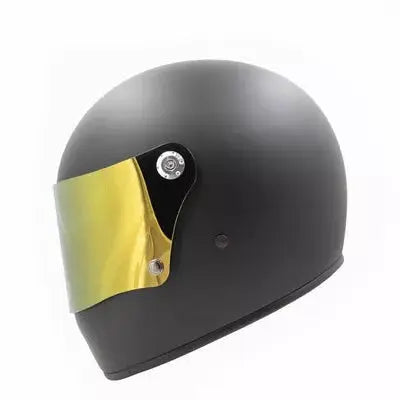 Premier Trophy Helmet Visor Gold Chromed - FREE UK Shipping, FREE 365 Day Returns | Moto Central