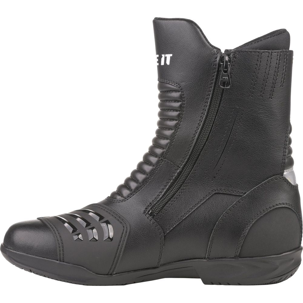 Bike It Preto Mid Length Waterproof Boots Black