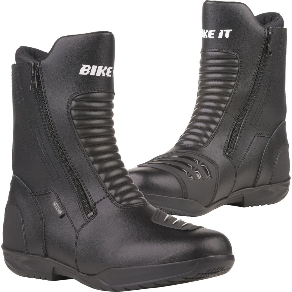 Bike It Preto Mid Length Waterproof Boots Black