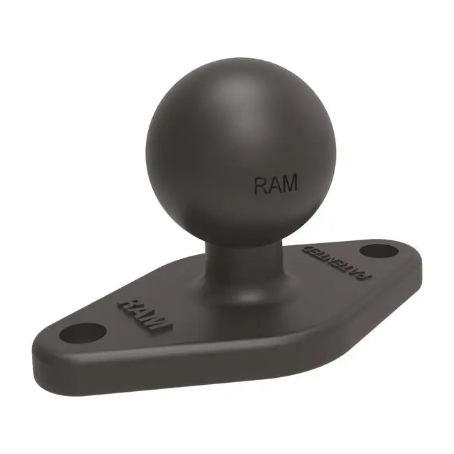 RAM Mounts Diamond Mount Base With 1" Ball  - FREE UK Shipping, FREE 365 Day Returns | Moto Central