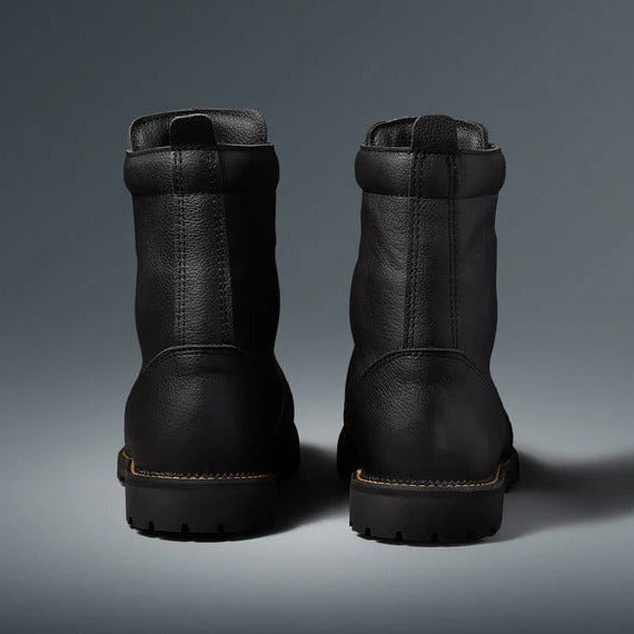 Belstaff Resolve Short Leather Boots Black