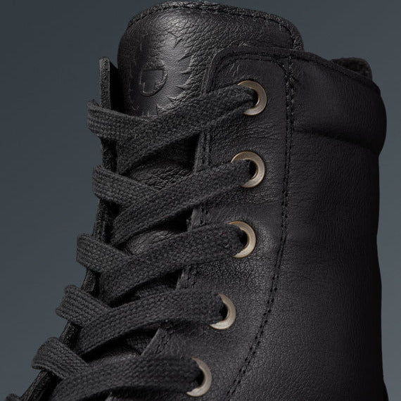 Belstaff Resolve Short Leather Boots Black