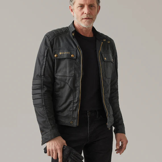 Belstaff Roberts 2.0 Technical Waxed Cotton Jacket Black