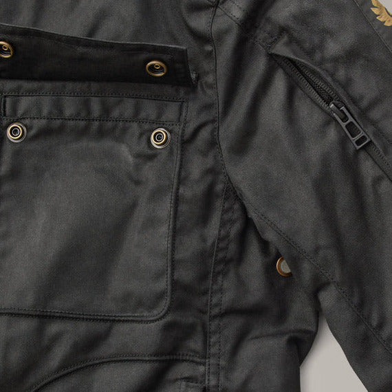 Belstaff Roberts 2.0 Technical Waxed Cotton Jacket Black