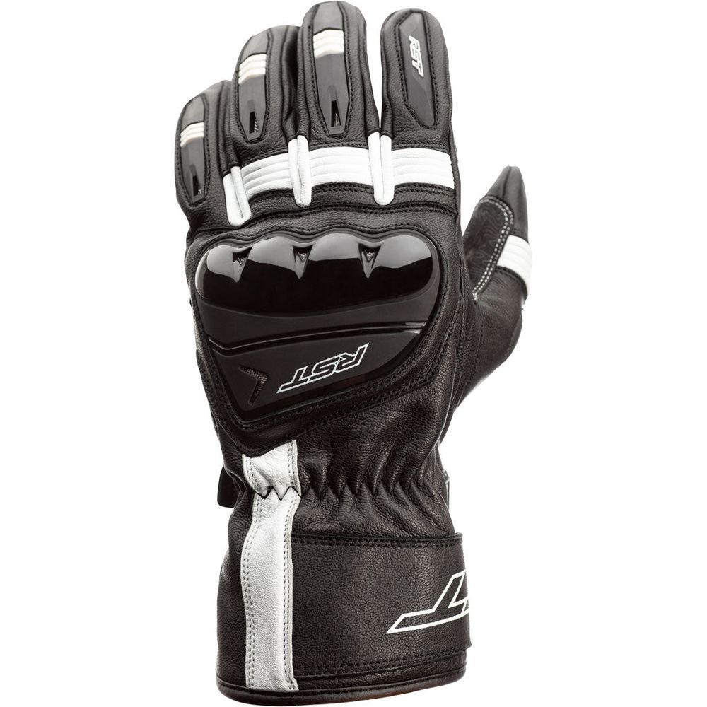 RST Pilot CE Gloves Black / White  - FREE UK Shipping, FREE 365 Day Returns | Moto Central