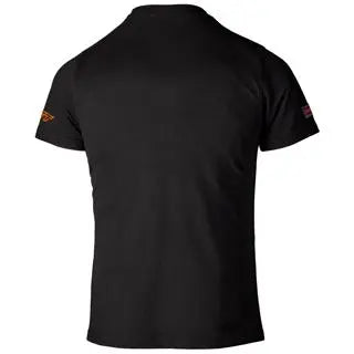 RST Race Dept Logo T-Shirt Black / Fluo Orange  - FREE UK Shipping, FREE 365 Day Returns | Moto Central