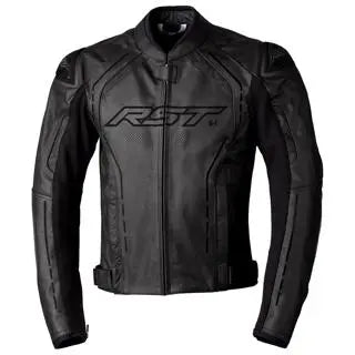 RST S1 CE Leather Jacket Black / Black / Black  - FREE UK Shipping, FREE 365 Day Returns | Moto Central