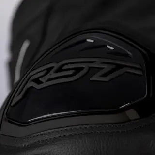 RST S1 CE Leather Jacket Black / Black / Black  - FREE UK Shipping, FREE 365 Day Returns | Moto Central