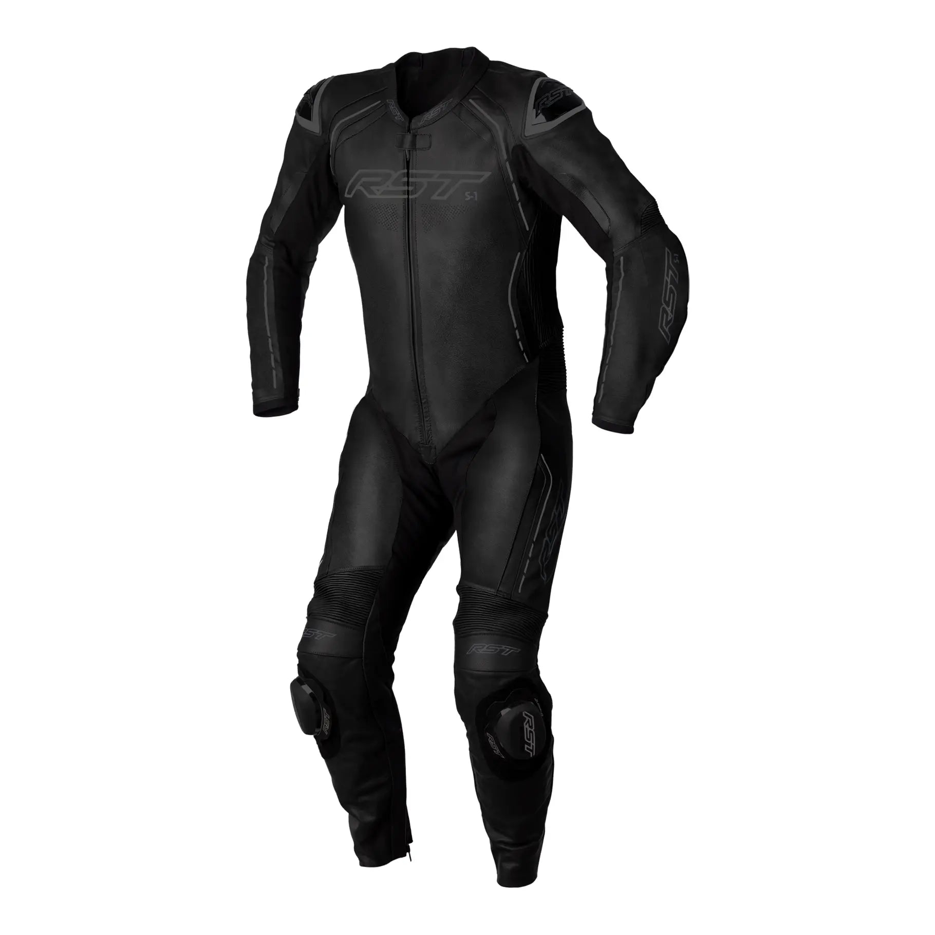 RST S1 CE Leather Suit Black / Black - FREE UK Delivery FREE 365 Days Return | Moto Central