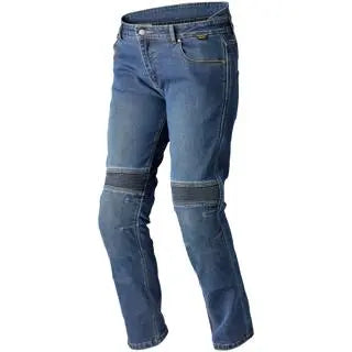 RST Tech Pro CE Textile Jeans Mid Blue Denim  - FREE UK Shipping, FREE 365 Day Returns | Moto Central