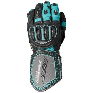 RST Tractech Evo 4 CE Ladies Gloves Black / Aqua / Grey  - FREE UK Shipping, FREE 365 Day Returns | Moto Central