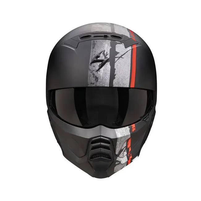 Scorpion Exo-Combat 2 Lord Full Face Helmet Matt Black / Red  - FREE UK Shipping, FREE 365 Day Returns | Moto Central