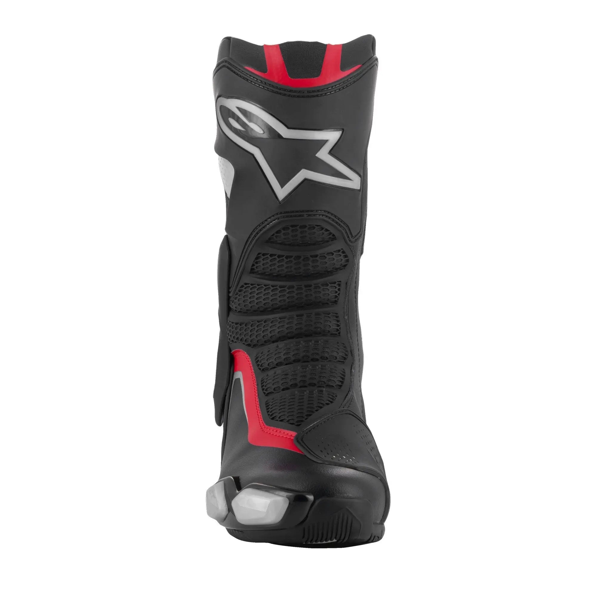 Alpinestars SMX-6 V3 Boots Black / Silver / Red  - FREE UK Shipping, FREE 365 Day Returns | Moto Central