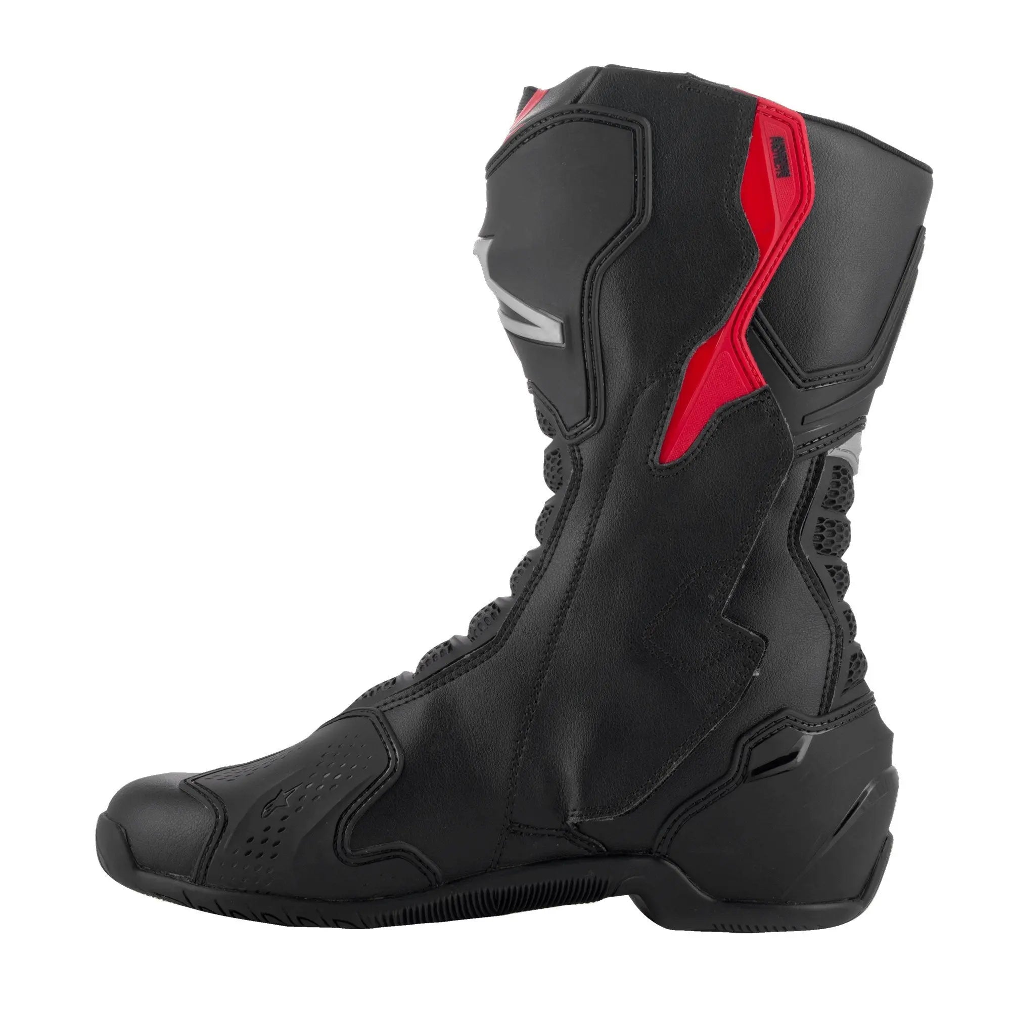 Alpinestars SMX-6 V3 Boots Black / Silver / Red  - FREE UK Shipping, FREE 365 Day Returns | Moto Central