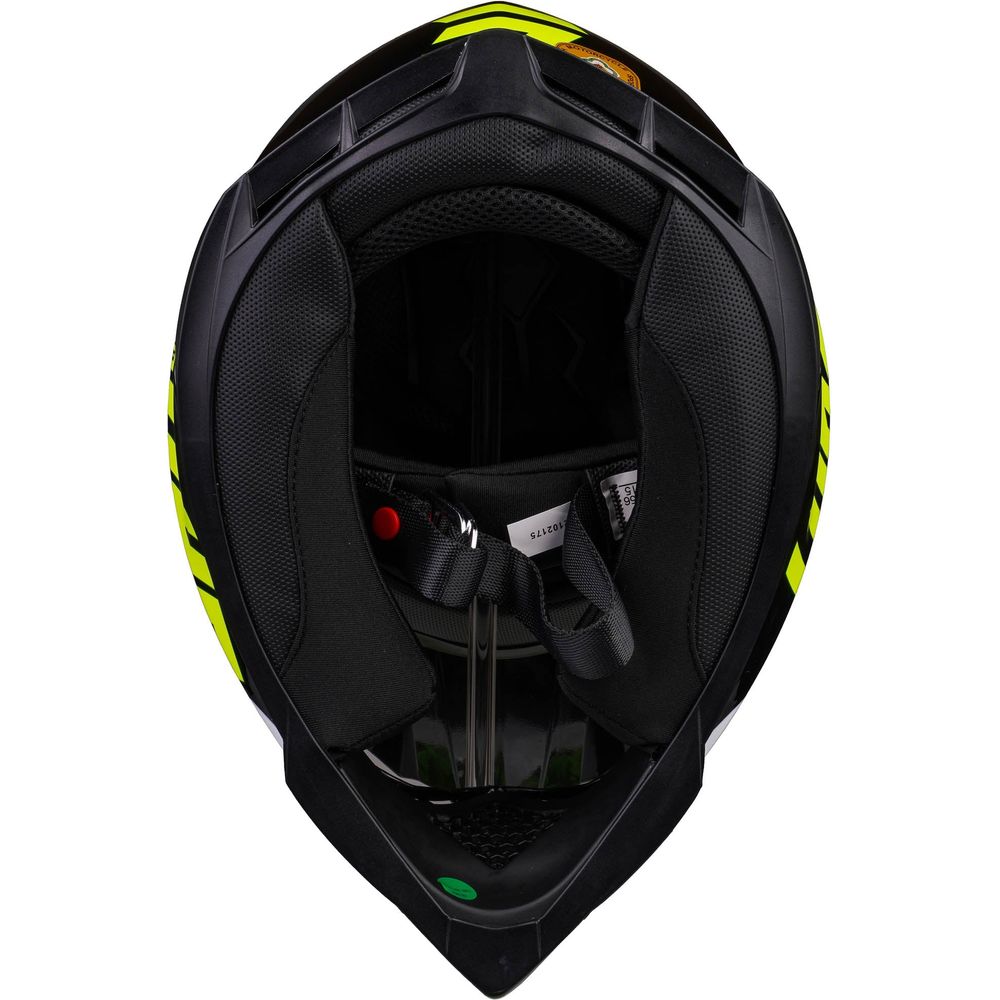 Shot Pulse MX Helmet Revenge Black / Neon Yellow / Glossy White