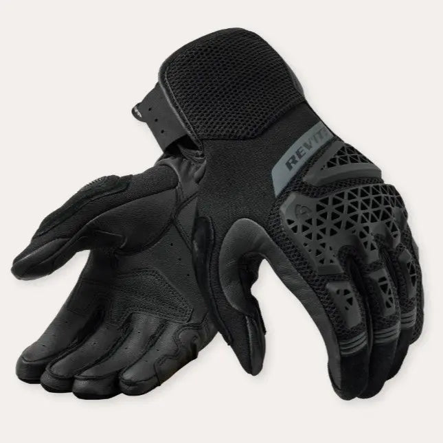 Revit Sand 5 Ladies Leather Gloves Black  - FREE UK Shipping, FREE 365 Day Returns | Moto Central