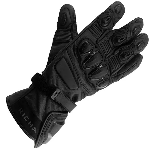 Richa Corsa Gloves Black  - FREE UK Shipping, FREE 365 Day Returns | Moto Central