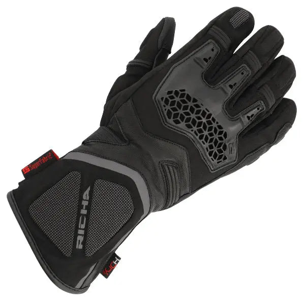 Richa Infinity 3 Pro Textile Gloves Black  - FREE UK Shipping, FREE 365 Day Returns | Moto Central