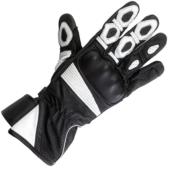 Richa Revo Gloves Black / White  - FREE UK Shipping, FREE 365 Day Returns | Moto Central