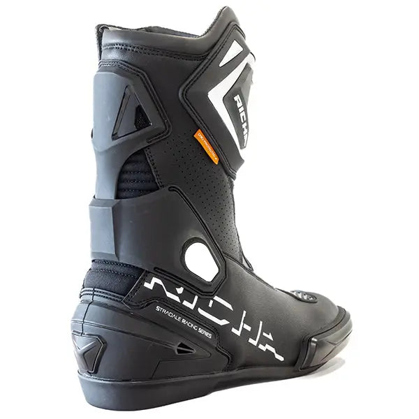 Richa Stradale Boots Black / White FREE UK Delivery, FREE 365 Day Returns | Moto Central