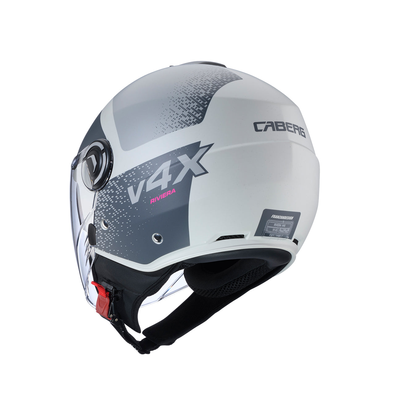 Caberg Riviera V4X Alpha Open Face Helmet Matt Sand / Anthracite / Grey - FREE UK Shipping, FREE 365 Day Returns | Moto Central