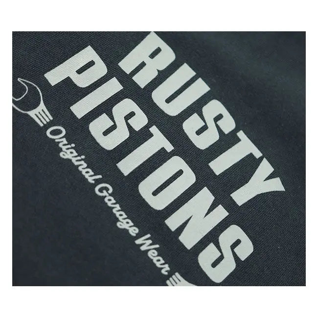 Rusty Pistons Riggins Zip Hoodie Blue  - FREE UK Shipping, FREE 365 Day Returns | Moto Central