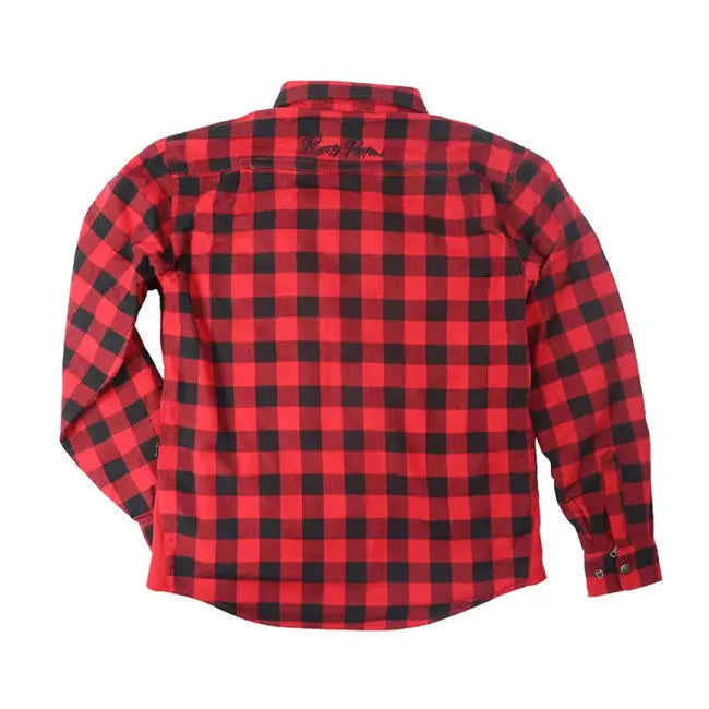 Rusty Pistons Rixby Shirt Red  - FREE UK Shipping, FREE 365 Day Returns | Moto Central