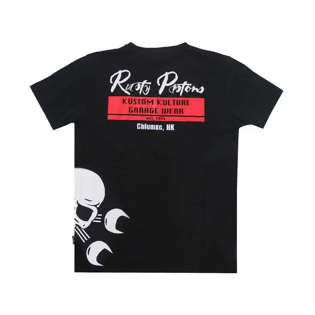 Rusty Pistons Wrench T-Shirt Black  - FREE UK Shipping, FREE 365 Day Returns | Moto Central