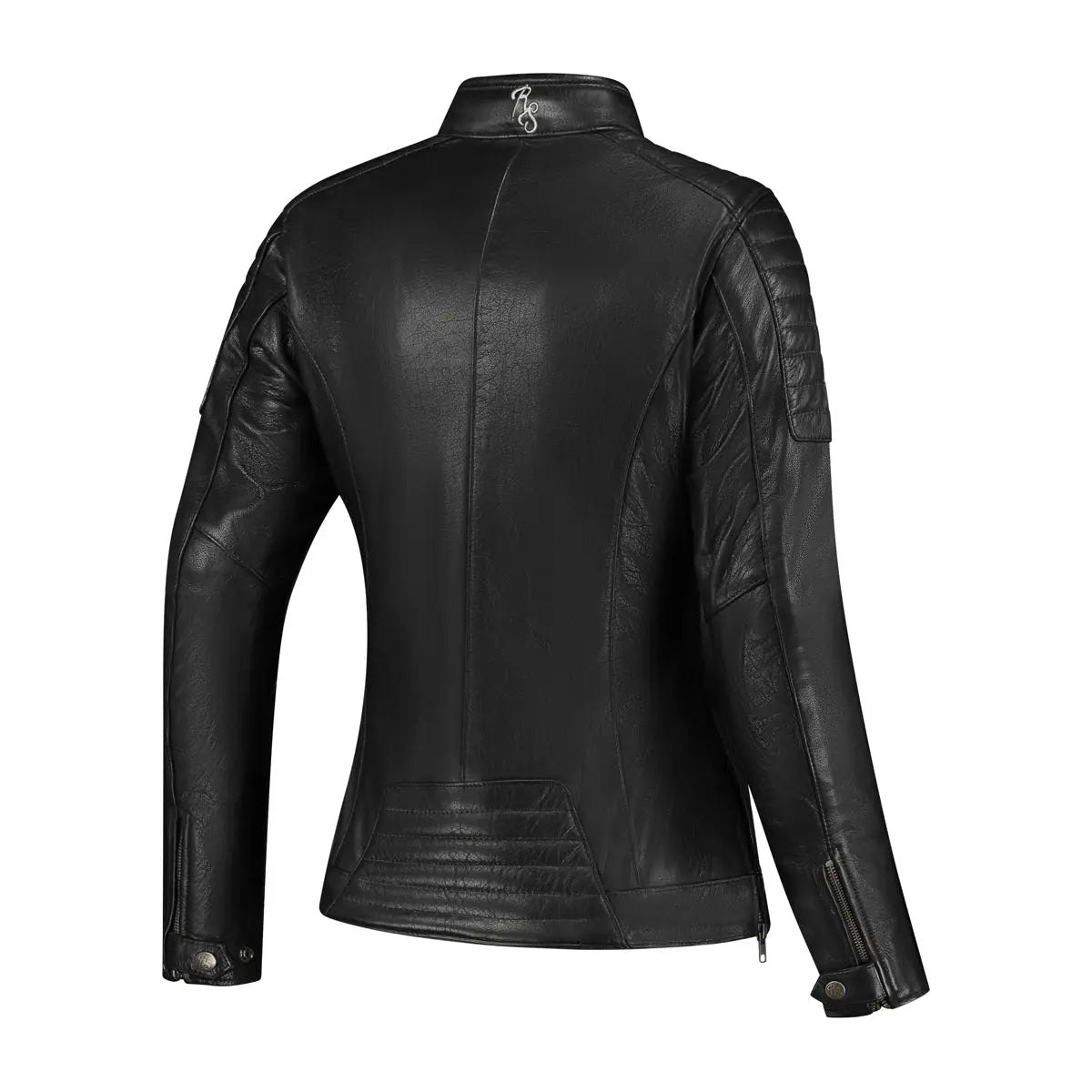 Rusty Stitches Alice Ladies Leather Jacket Black / White - FREE UK Shipping, FREE 365 Day Returns | Moto Central